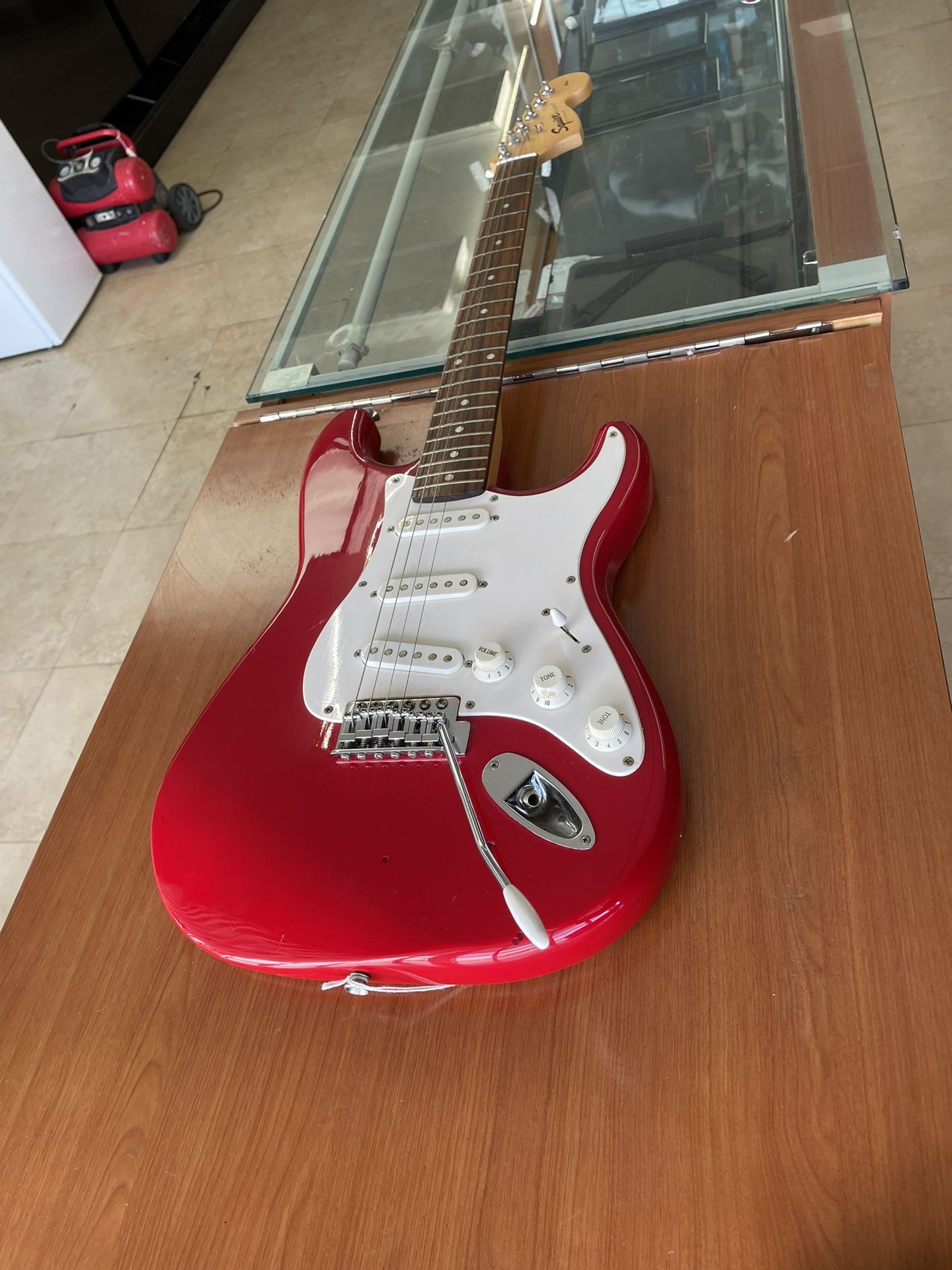 Fender Squire Red Electrical Guitar