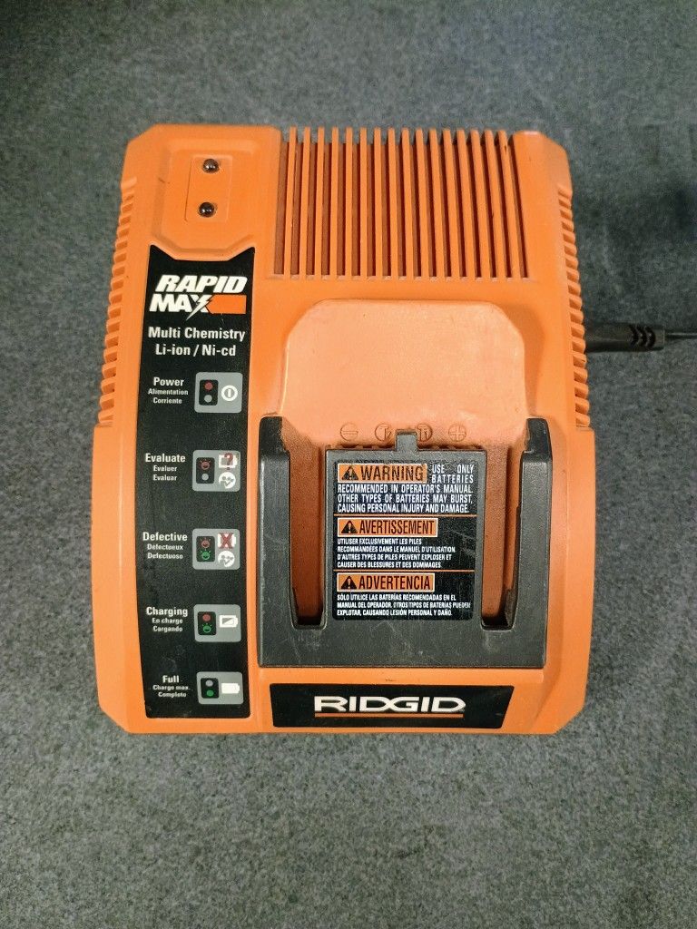 Ridgid Rapid Max Battery Charger