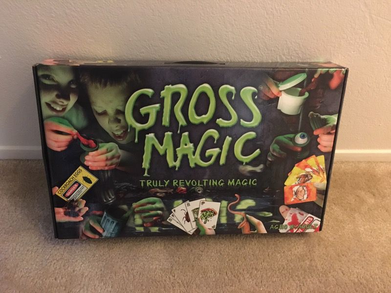 Gross magic set for Halloween!