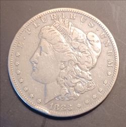 1883 Morgan Silver Dollar