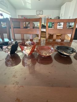 Set of 4 Japanese Style Ceramic Bowls
