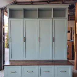 Mudroom Bench With Closets