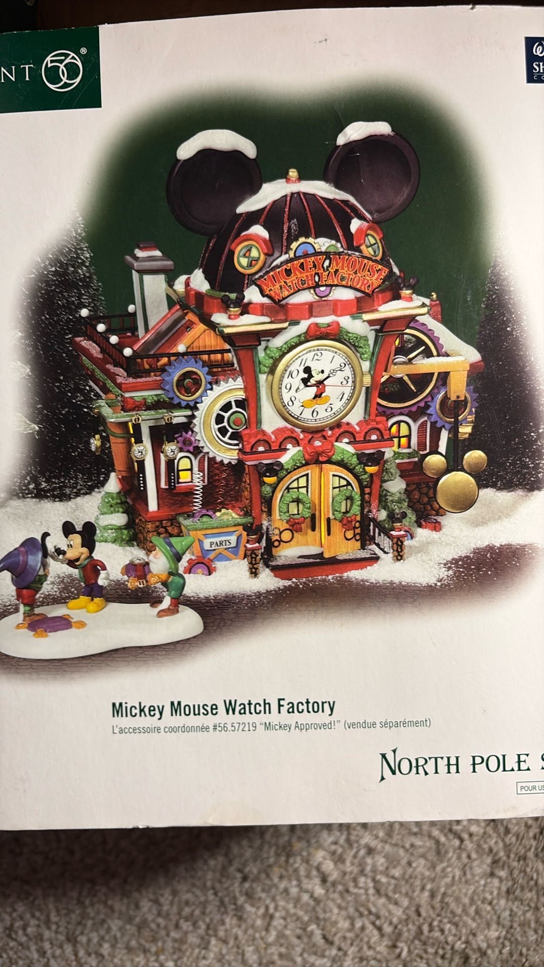 Mickey Mouse Watch Factory. Department 56