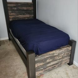 Twin Bed With Nightstand