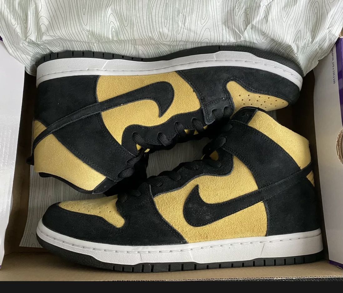 Nike Dunk SB High Reverse Goldenrod Size 13 for Sale in Fullerton