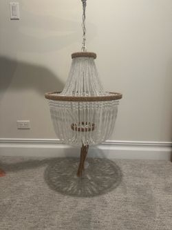 Modern minimalist chandelier (The Charlotte)
