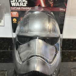 ~STAR WARS Captain Phasma 2-Piece Mask~Halloween 