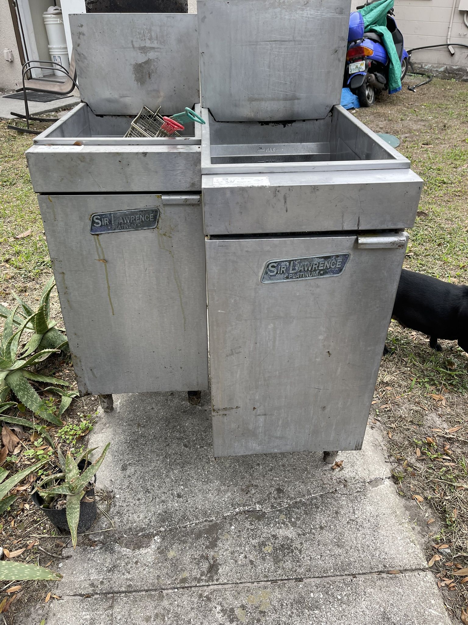 2 Natural Gas Fryers $150.00 each
