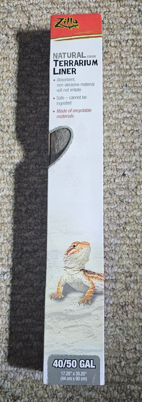 Zilla natural color terrarium liner 40gal breeder/50 gal