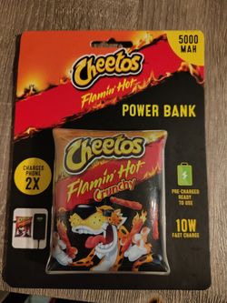 Flamin Hot Cheetoes portable battery charger