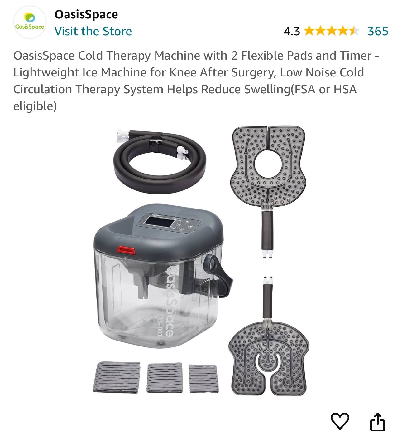 Knee Replacement Cooler Cold Therapy Machine