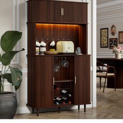 BRAND NEW IN BOX- Bar With Storage 