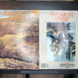 Two Vintage American Artist Magazines