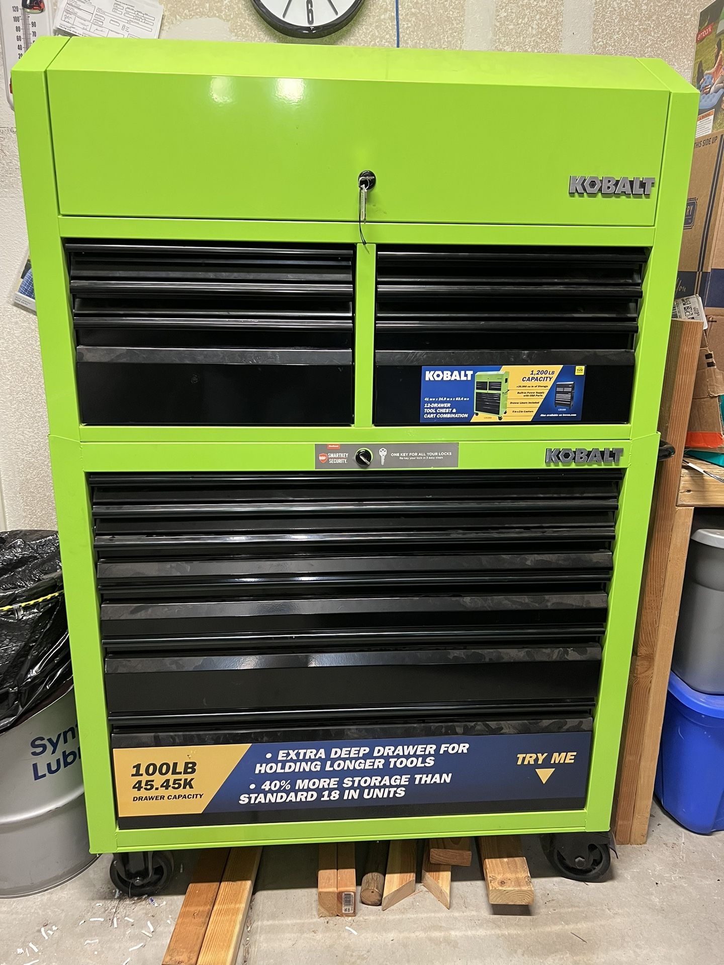 Kobalt Steel Tool Chest Combo (Green)