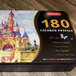 Soucolor 180 Count Of Colored Pencils 