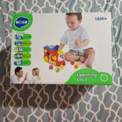 Musical Train with Building Blocks  New in Box Baby Or Kids