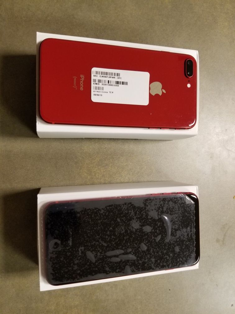 iPhone 8 plus red edition factory unlocked