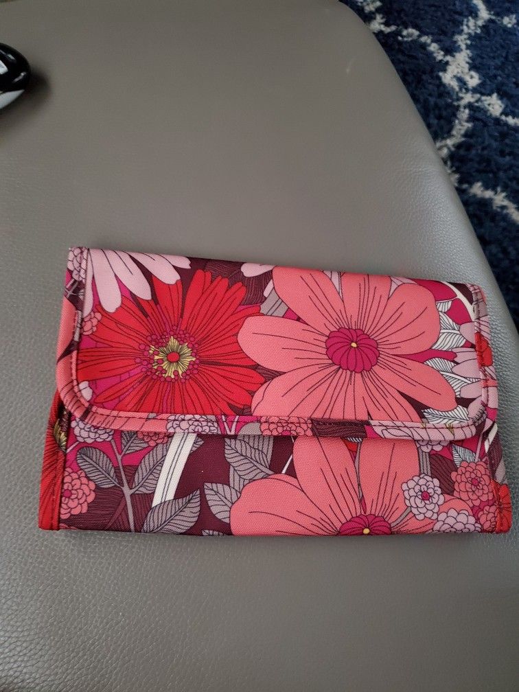 Vera Bradley Make Up Brush Storage Pouch