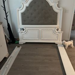 Queen Size Bed Frame & Headboard 