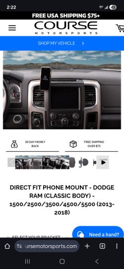 RAM 2013-2018 Car Phone Mount Holder 