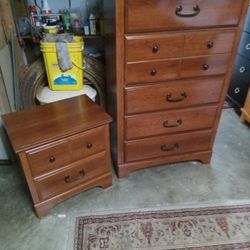 5 Drawer Chest And 2 Drawer Nightstand 