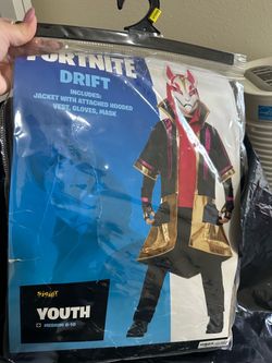 Fortnite Drift Youth Halloween Costume Medium 8-10