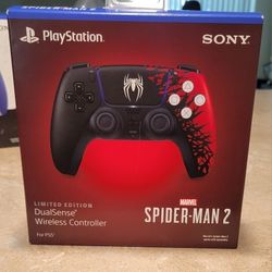 PS5 - Sony Playstation 5 DualSense Controller - Spider-Man 2 Limited Edition 