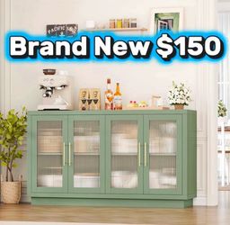 Entryway sideboard buffet bar cabinet storage brand new