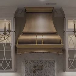 Copper Smith Artisan Custom Brass Hood 