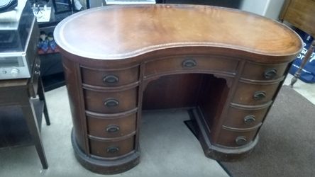 Antique tables and desk