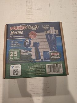 Pocket Hose Marine 25 ft Expanding Hose – New in Box