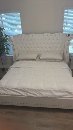California King with new mattress