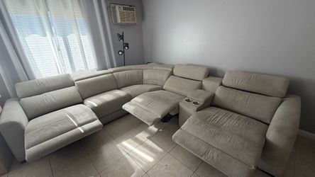 Couch with recliners