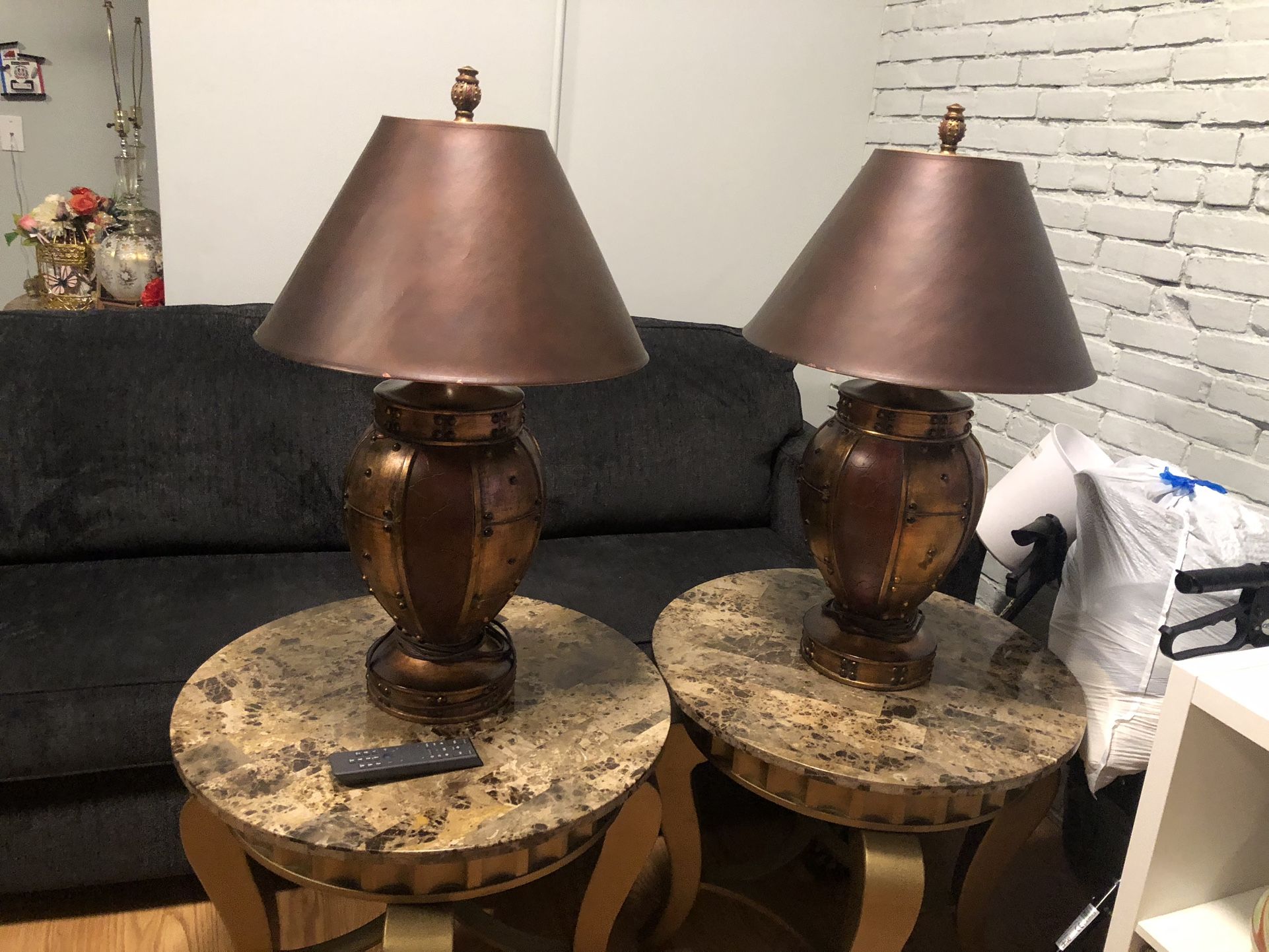 Two Antique Lamps 