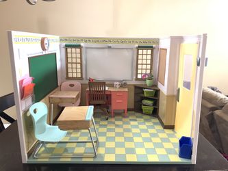 Our Generation Dolls School House And Accessories