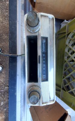 Mopar under dash 8 track player