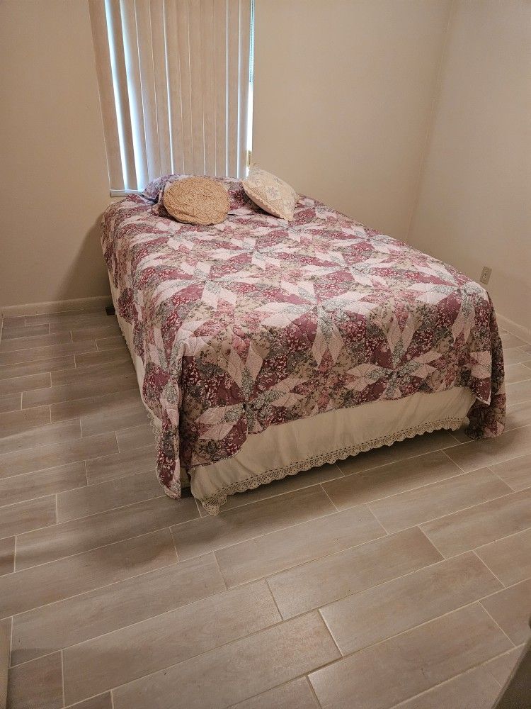 Full sized bed