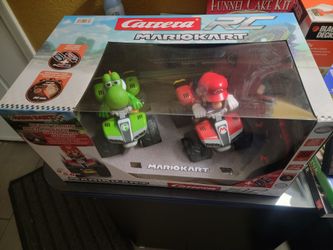 MarioKart Yoshi & Mario Quad Remote Control RC Cars Set of 2 cars 5.6 MPH