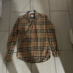 Burberry long sleeve polo