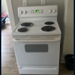 Electric White Stove
