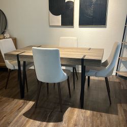 Dining Table And Chairs 