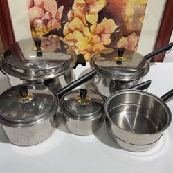 Vintage Prestige Signature Stainless Steel Pots & Saucepans