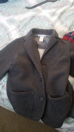 Janie and jack size 6 gray jacket/ coat