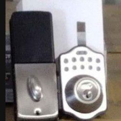 Shield Security Electronic Keypad Deadbolt Lock (Satin Nickel)