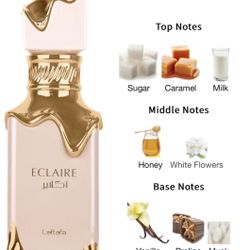 Eclaire Lattafa Women Perfume 100ML. Perfume arabe De Mujer
