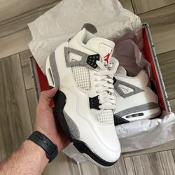 Jordan 4 White Cement