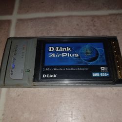 D-Link AirPlus DWL-650+ Wireless 22 Mbps PC Card