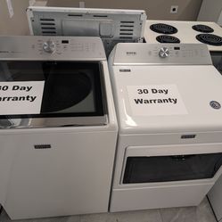 Maytag Washer and Dryer set LARGE capacity