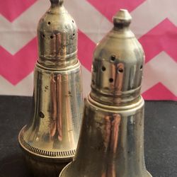 Sterling Salt And Pepper Shakers
