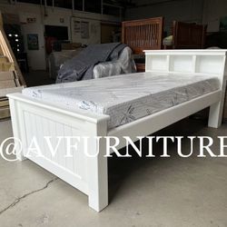 Twin Bed And Foam Mattress 